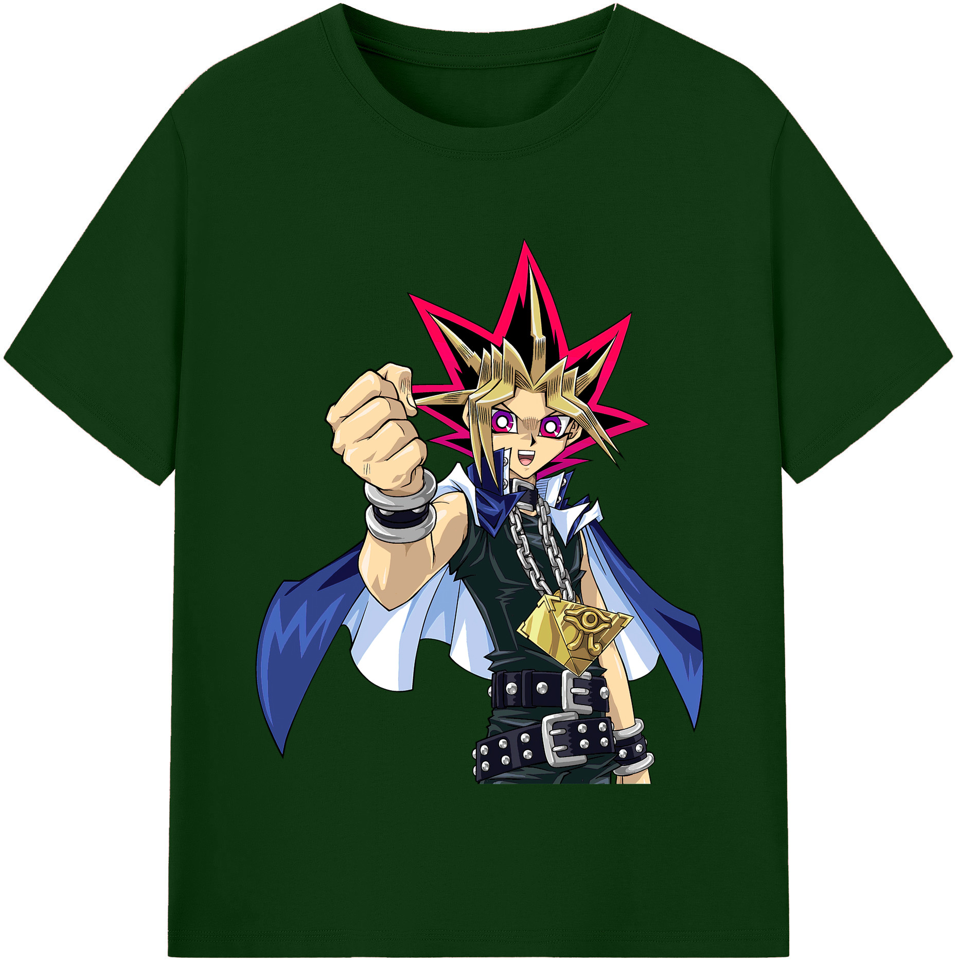 （画像用） 遊☆戯☆王 Yu-Gi-Oh! 綿100％半袖Tシャツ（フロントプリント）